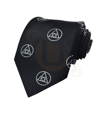 Masonic Philosopher's Stone necktie for Men Unique  Regalia